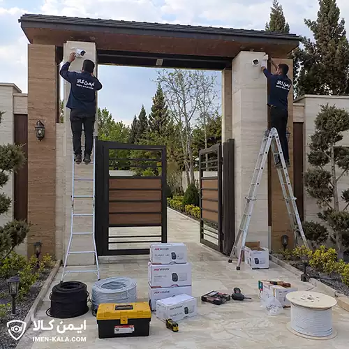 نصب دوربین مداربسته برای باغ و ویلا