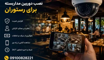 Installing CCTV cameras for a restaurant